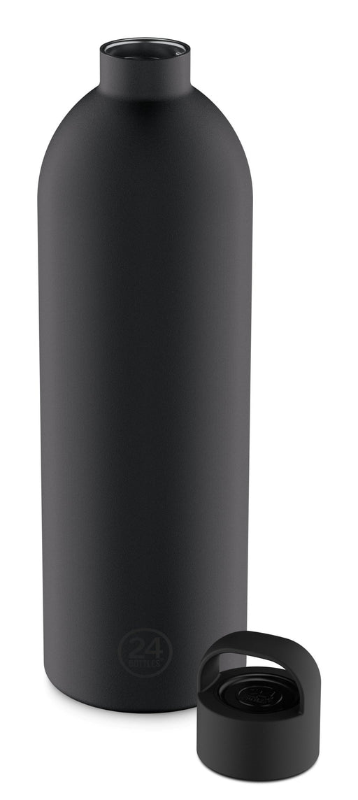 EAN 8059388264391 - 24Bottles 2245 bidón de agua Uso diario, Fitness 1500 ml Acero inoxidable Negro imagen 2