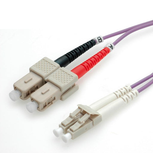 EAN 7611990198337 - VALUE 21998760 Cable de fibra óptica e InfiniBand 0,5 m LC SC Púrpura imagen 1