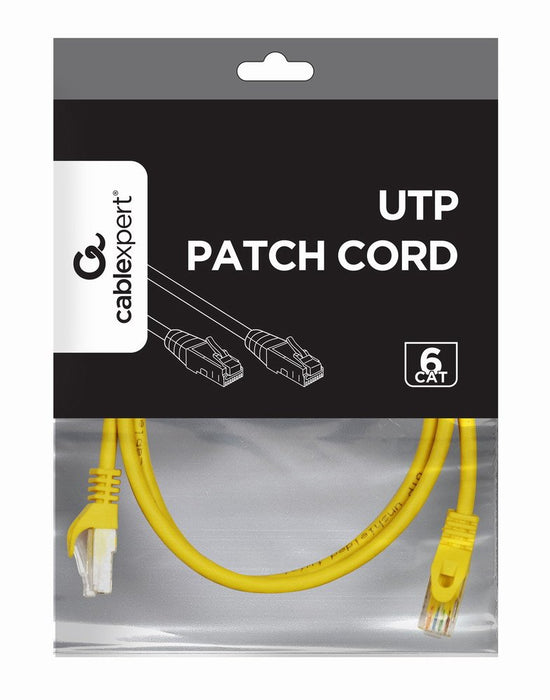 EAN 8716309093286 - Gembird PP6U-1M cable de red Amarillo Cat6 U/UTP (UTP) imagen 3
