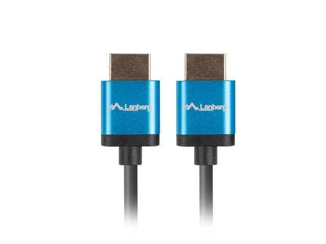 EAN 5901969424362 - Lanberg CA-HDMI-22CU-0010-BK cable HDMI 1 m HDMI tipo A (Estándar) Negro, Azul imagen 3