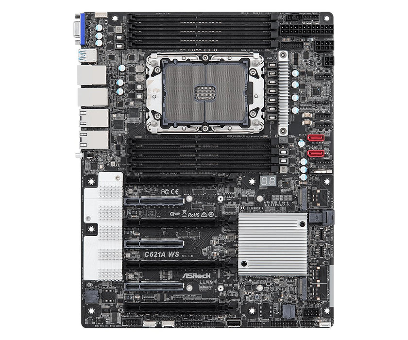 EAN 4710483936685 - Asrock C621A WS Intel C621A LGA 4189 ATX imagen 1