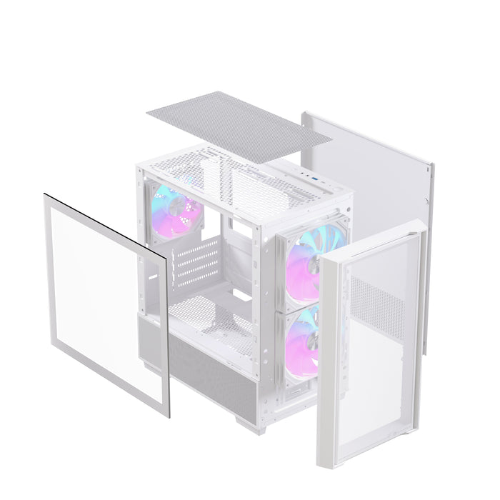 EAN 6977277360417 - Einarex EXCS-PM-150R-W carcasa de ordenador Midi Tower Blanco imagen 17