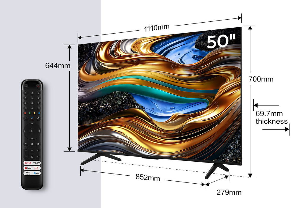 EAN 5901292523053 - TCL P75 50P755 Televisor 127 cm (50") 4K Ultra HD Smart TV Wifi Titanio imagen 1