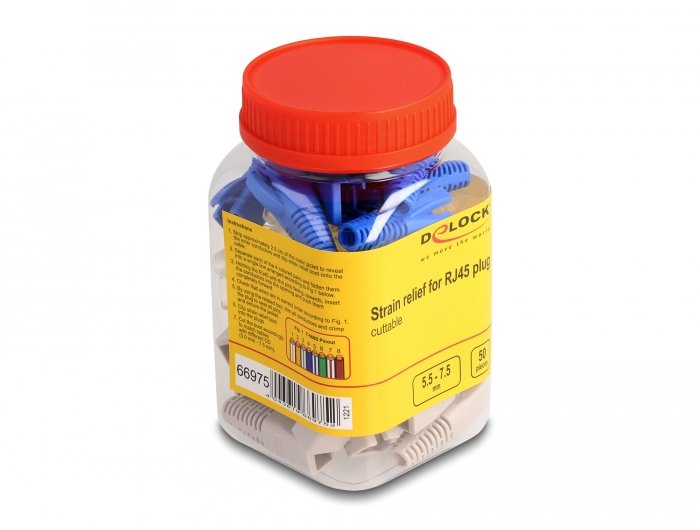 EAN 4043619669752 - DeLOCK 66975 conector Azul, Transparente, Blanco imagen 2