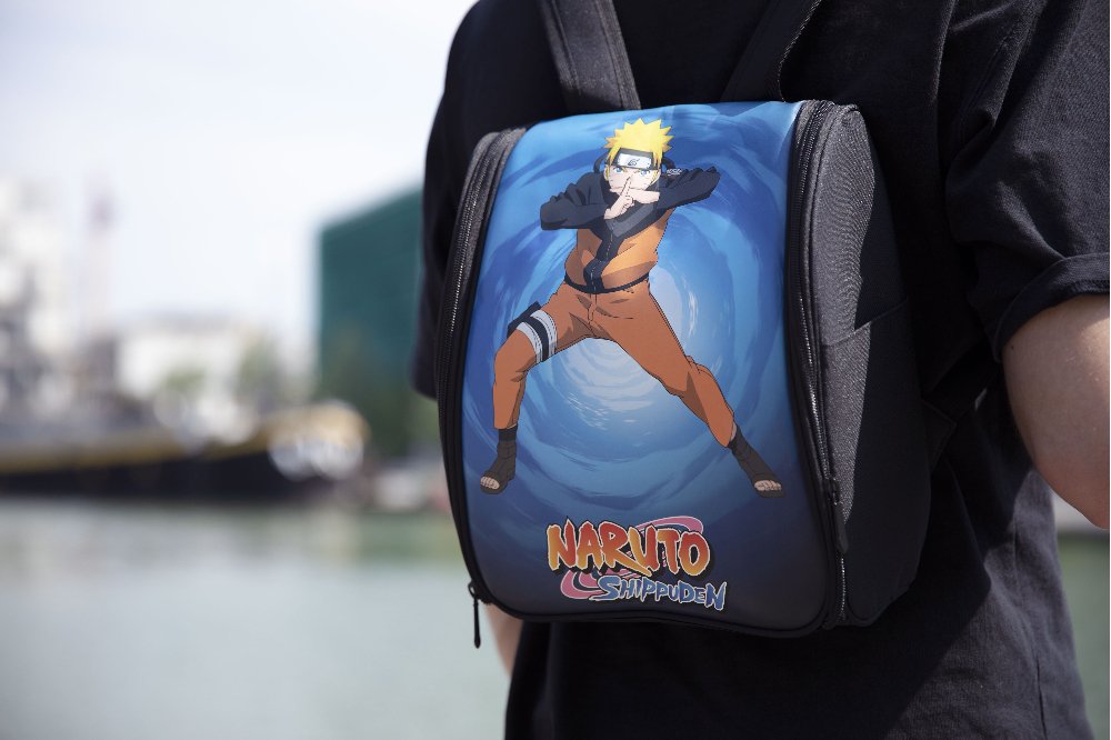 EAN 3328170287319 - Konix Naruto Mochila Nintendo Negro, Azul, Naranja imagen 7