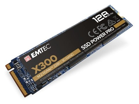 EAN 3126170170699 - Emtec X300 128 GB M.2 PCI Express 3.0 NVMe 3D NAND imagen 1