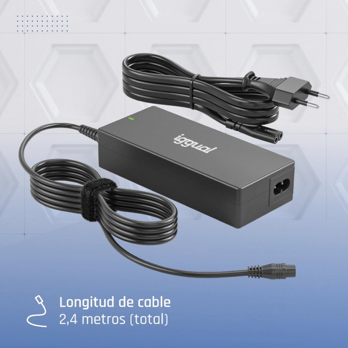 EAN 8435364320198 - iggual CUA-C-12T-90W adaptador e inversor de corriente Interior Negro imagen 5