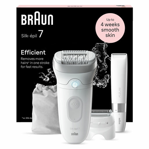 EAN 7500435225076 - Braun Silk-épil 7 7-441 40 pinzas Plata, Blanco imagen 2