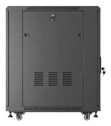 EAN 5901969448283 - Lanberg FF01-6818-12B armario rack 18U Rack o bastidor independiente Negro imagen 4
