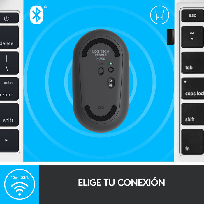 EAN 5099206085671 - Logitech 910-005718 ratón Oficina Ambidextro RF Wireless + Bluetooth Óptico 1000 DPI imagen 13