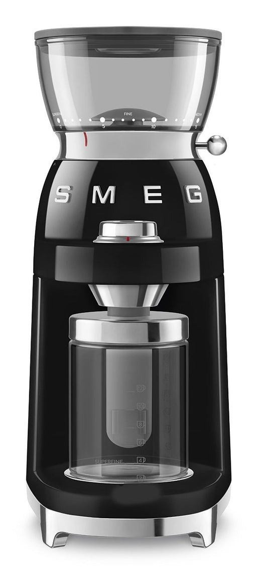 EAN 8017709355302 - Smeg CGF03BLEU molinillo de café 150 W Negro imagen 1