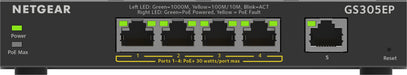 EAN 0606449153149 - NETGEAR 5-Port Gigabit Ethernet PoE+ Plus Switch (GS305EP) Gestionado L2/L3 Gigabit Ethernet (10/100/1000 imagen 2