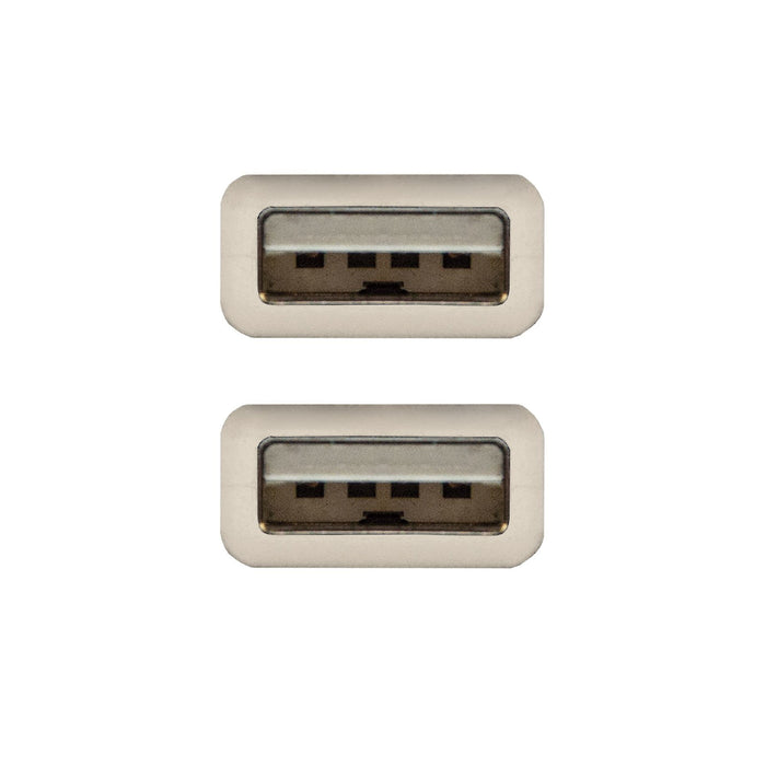 EAN 8433281000506 - Nanocable 10.01.0303 cable USB USB 2.0 2 m USB A Beige imagen 3