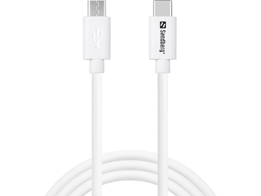 EAN 5705730136740 - Sandberg 136-74 cable USB 1 m USB C Micro-USB B Blanco imagen 1
