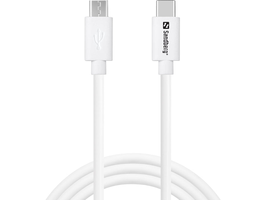 EAN 5705730136740 - Sandberg 136-74 cable USB 1 m USB C Micro-USB B Blanco imagen 1