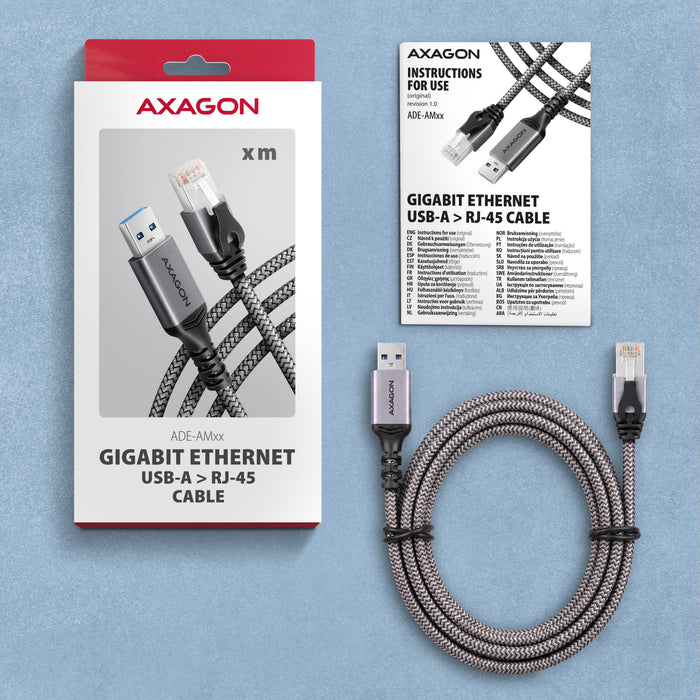 EAN 8595247909671 - Axagon ADE-AM20 adaptador y tarjeta de red Ethernet 5000 Mbit/s imagen 9