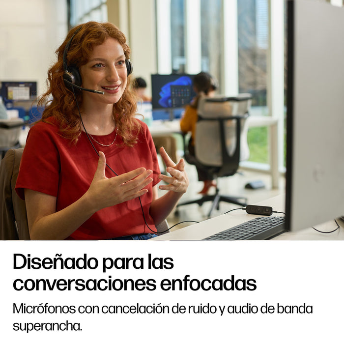 EAN 0199251820830 - HP Poly Mission 615 Monaural USB Wired Headset Alámbrico Diadema Oficina/Centro de llamadas USB Type-C /  imagen 9