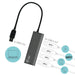 EAN 8595611701092 - i-tec Metal U3HUB448 hub de interfaz USB 3.2 Gen 1 (3.1 Gen 1) Type-A 5000 Mbit/s Gris imagen 4