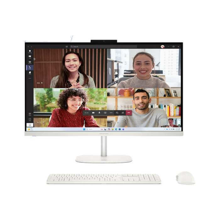 All In One Hp Omnistudio Desktop 27" Intel Core 5 120u, 16gb 1tb Ssd Sin Sistema Operativo - Blanco