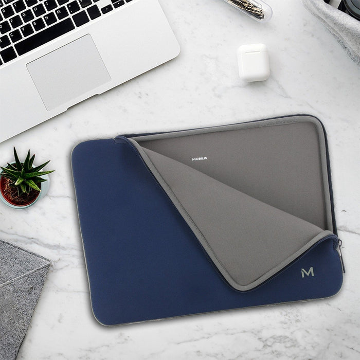 EAN 3700992529844 - Mobilis 049021 maletines para portátil 35,6 cm (14") Funda Azul, Gris imagen 3