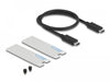 EAN 4043619420186 - DeLOCK 42018 caja para disco duro externo Caja externa para unidad de estado sólido (SSD) Plata imagen 3