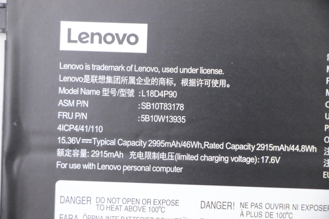 EAN 5704174636830 - Lenovo 5B10W13935 refacción para laptop Batería imagen 5