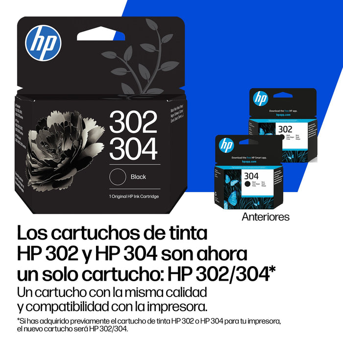 EAN 0199764139719 - HP 302/304 Tri-color/Black Ink Crtg 2-Pk cartucho de tinta 2 pieza(s) Original Rendimiento estándar Negro imagen 10