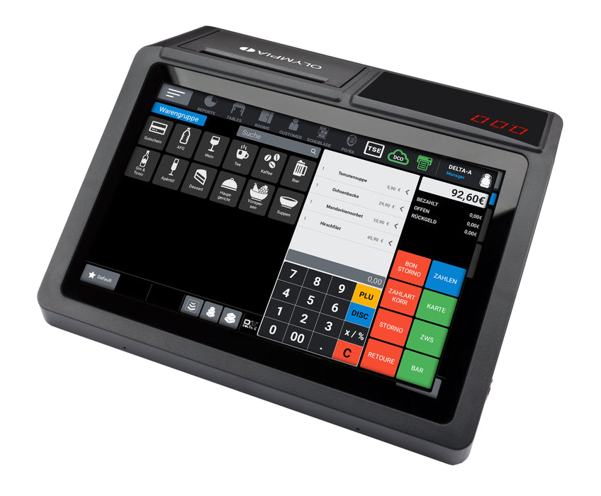 EAN 4030152952359 - Olympia T110 caja registradora Térmica directa 100000 PLUs LED imagen 2