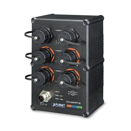 EAN 4711605281584 - PLANET IGS-604HPT-RJ switch Gestionado L2+ Gigabit Ethernet (10/100/1000) Energía sobre Ethernet (PoE) Ne imagen 2