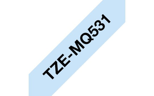 EAN 4977766770491 - Brother TZEMQ531 cinta para impresora de etiquetas Negro sobre azul TZe imagen 1