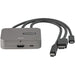 EAN 65030881104 - StarTech.com CDPHDMDP2HD adaptador de cable de vídeo 0,27 m HDMI + USB HDMI + Mini DisplayPort + USB Type-C imagen 3