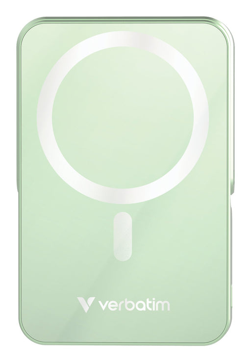 EAN 0002342322598 - Verbatim Charge 'n' Go Magnetic Wireless Polímero de litio 10000 mAh Cargador inalámbrico Verde imagen 2