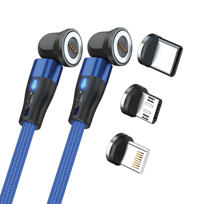 EAN 4040895011725 - RealPower MagneticCharge2 cable USB 1 m Azul imagen 1