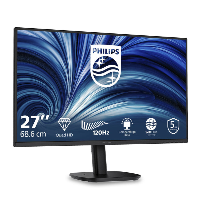 EAN 8721038007916 - Philips 27B2N3500/00 pantalla para PC 68,6 cm (27") 2560 x 1440 Pixeles Full HD LCD Negro imagen 3