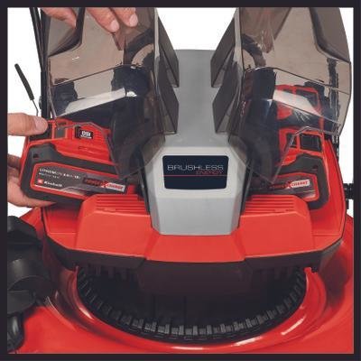 EAN 4006825660654 - Einhell Akku-Rasenmäher GE-CM 36/48 Li M-| Solo Cortacésped manual Batería Negro, Rojo imagen 2