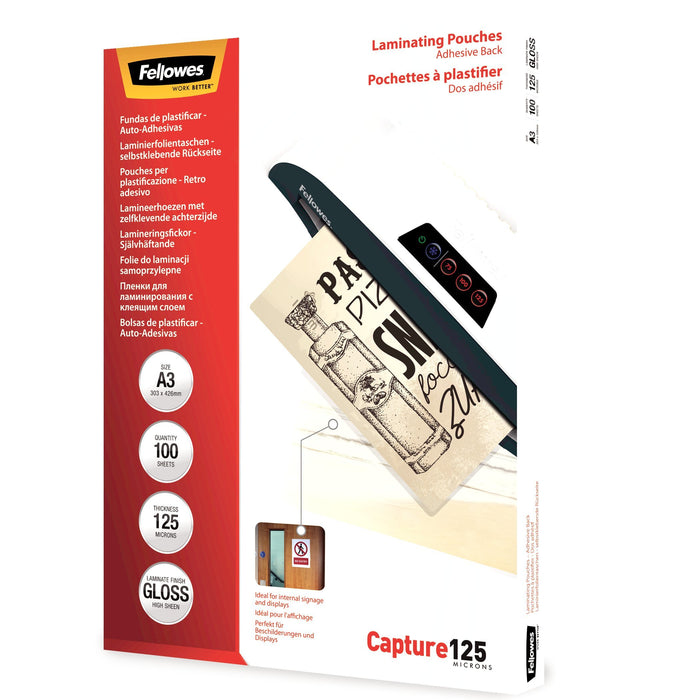 EAN 43859641536 - Fellowes 5329001 película de laminación A3 100 pieza(s) imagen 2