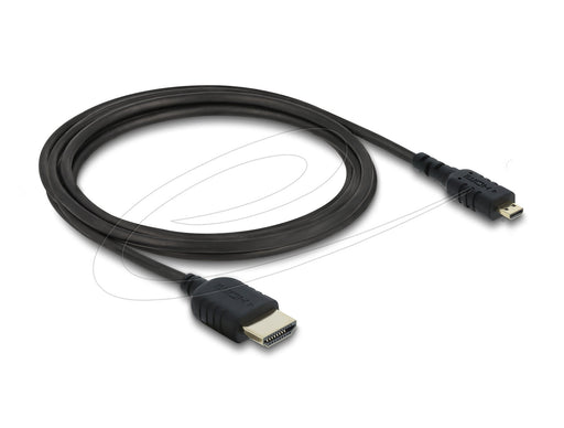 EAN 4043619816910 - DeLOCK 81691 cable HDMI 2 m HDMI tipo A (Estándar) HDMI tipo D (Micro) Negro imagen 1