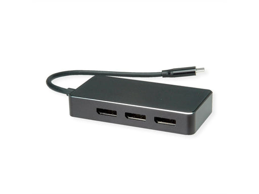 EAN 7630049632417 - VALUE 12.99.1032 adaptador de cable de vídeo 0,19 m USB Tipo C 3 x DisplayPort Negro imagen 1