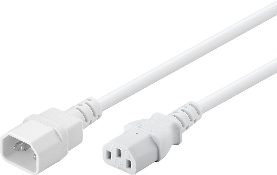 EAN 4040849975851 - Goobay 97585 cable de transmisión Blanco 3 m C14 acoplador C13 acoplador imagen 2
