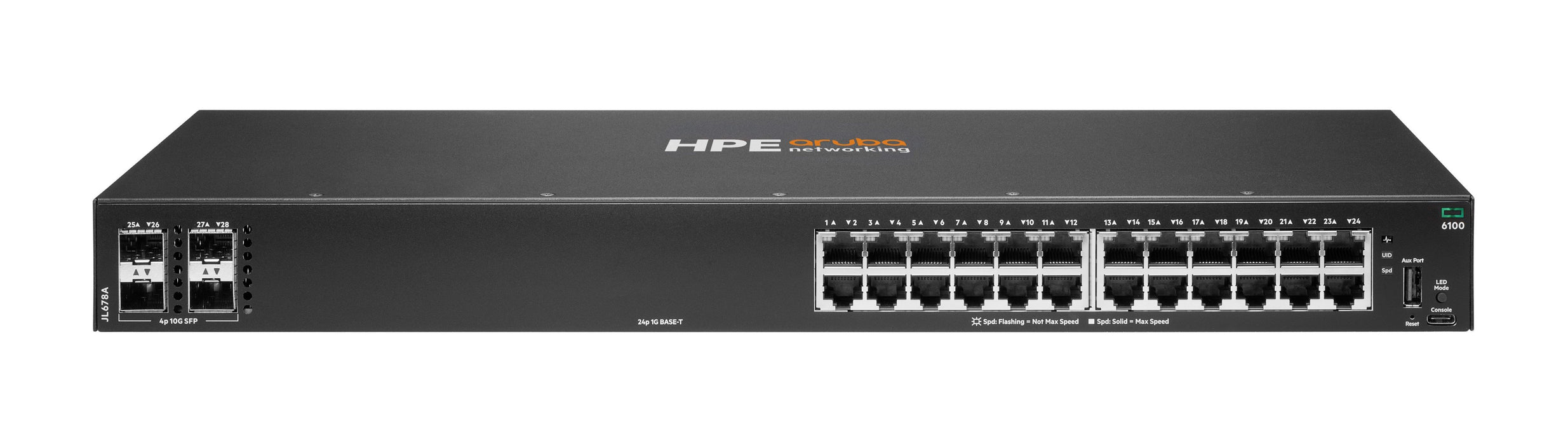 EAN 190017348728 - HPE Aruba Networking CX 6100 24G 4SFP+ Switch imagen 1