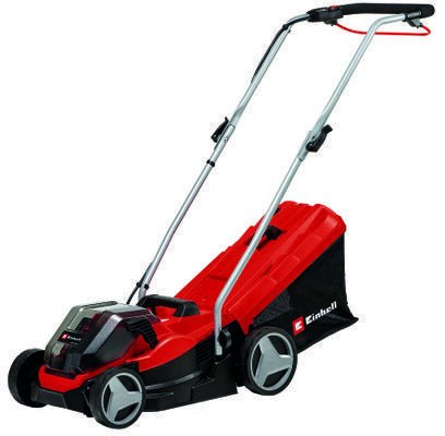 EAN 4006825645002 - Einhell GE-CM 36/33 Li (2x2,5Ah) Cortacésped de empuje a gasolina Batería Negro, Rojo imagen 1
