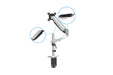 EAN 4016032383147 - Digitus DA-90351 soporte para monitor 68,6 cm (27") Escritorio Negro, Plata imagen 7