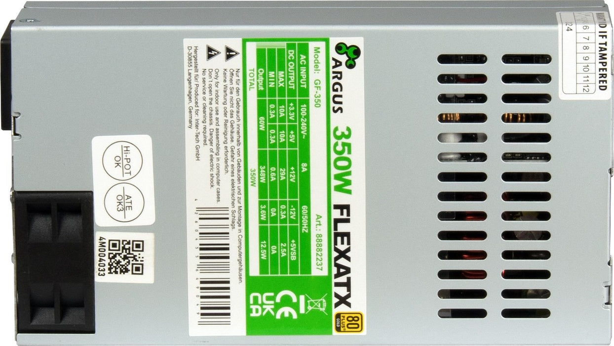 EAN 4260455649049 - Inter-Tech GF-350 BULK unidad de fuente de alimentación 350 W 20+4 pin ATX Flex ATX Plata imagen 3