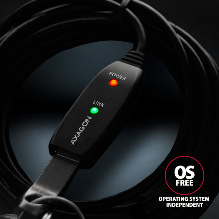 EAN 8595247907257 - Axagon N ADR-310 USB 3.2 Gen 1 A-M -> A-F aktivni prodluovaci repeater kabel cable USB USB 3.2 Gen 1 (3. imagen 5