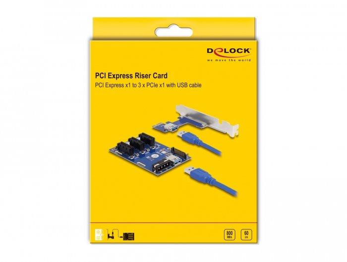 EAN 4043619414420 - DeLOCK 41442 tarjeta y adaptador de interfaz Interno PCIe, SATA, USB 3.2 Gen 1 (3.1 Gen 1) imagen 5