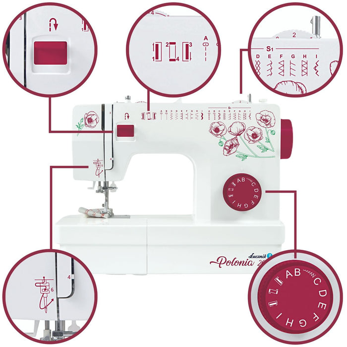EAN 5902022183103 - Łucznik POLONIA 2018 máquina de coser Máquina de coser semiautomática Eléctrico imagen 6