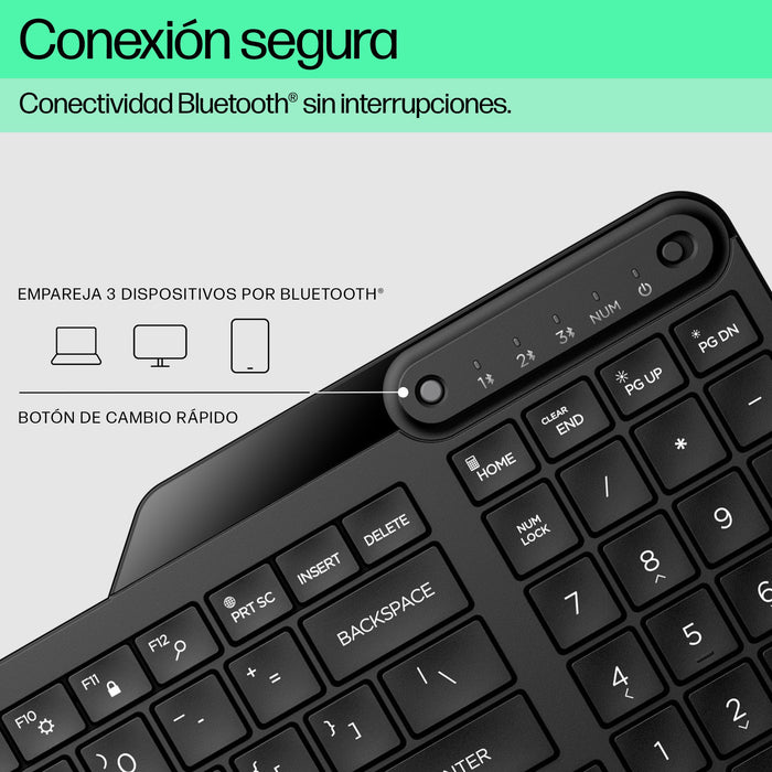 EAN 0197192767092 - HP 460 Multi-Device Bluetooth Keyboard teclado Hogar Negro imagen 8