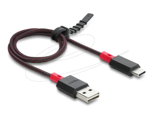 EAN 4043619815418 - DeLOCK 81541 cable USB USB 2.0 0,5 m USB A USB C Rojo, Negro imagen 2