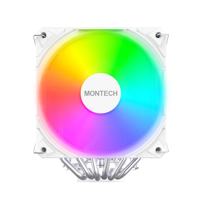EAN 4710562740837 - Montech NX600 ARGB Procesador Refrigerador de aire 12 cm Blanco 1 pieza(s) imagen 2