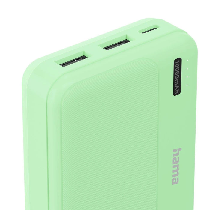 EAN 4047443554727 - Hama Pocket 10 Polímero de litio 10000 mAh Verde imagen 4